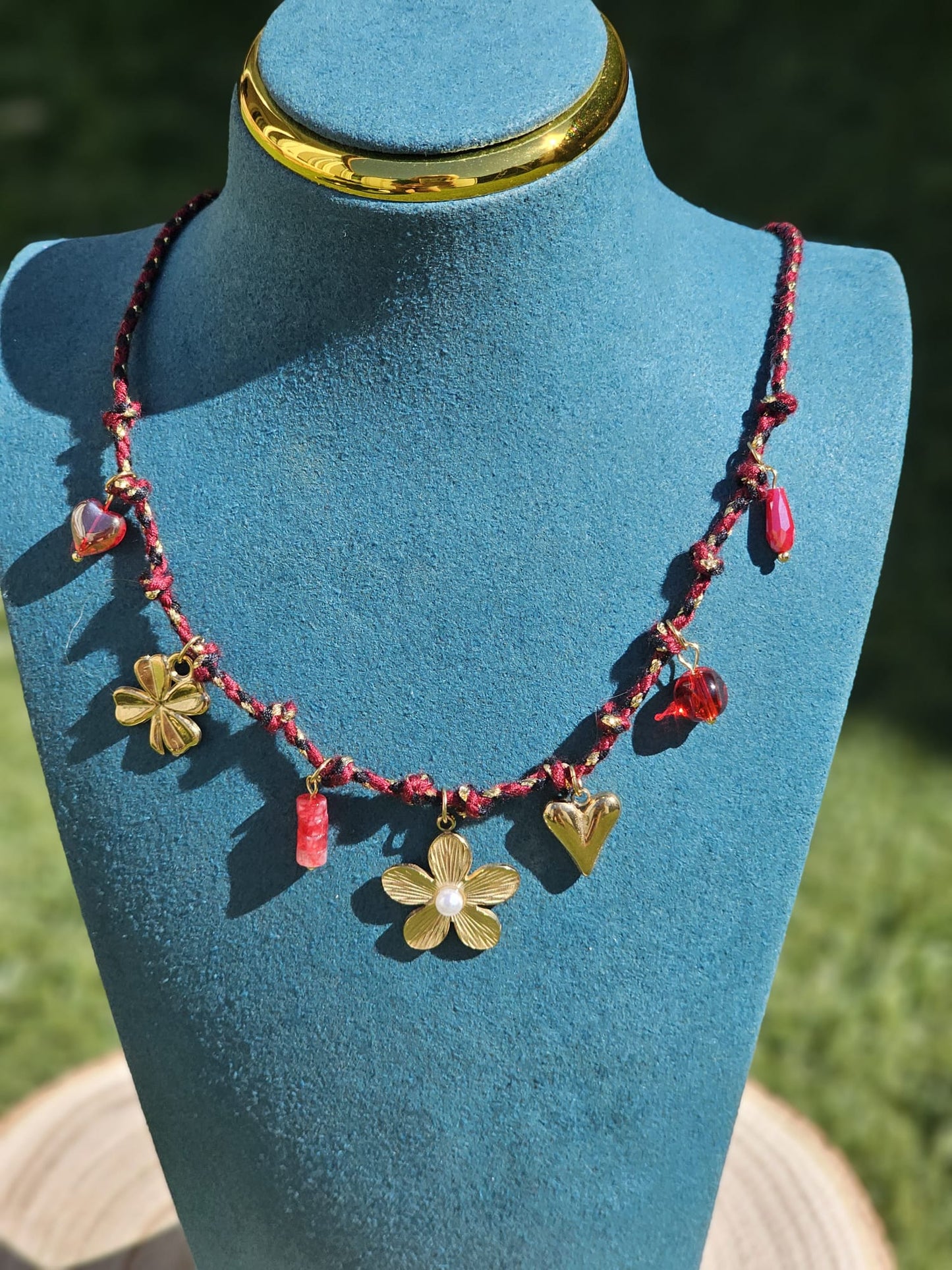 Collar Burgundi