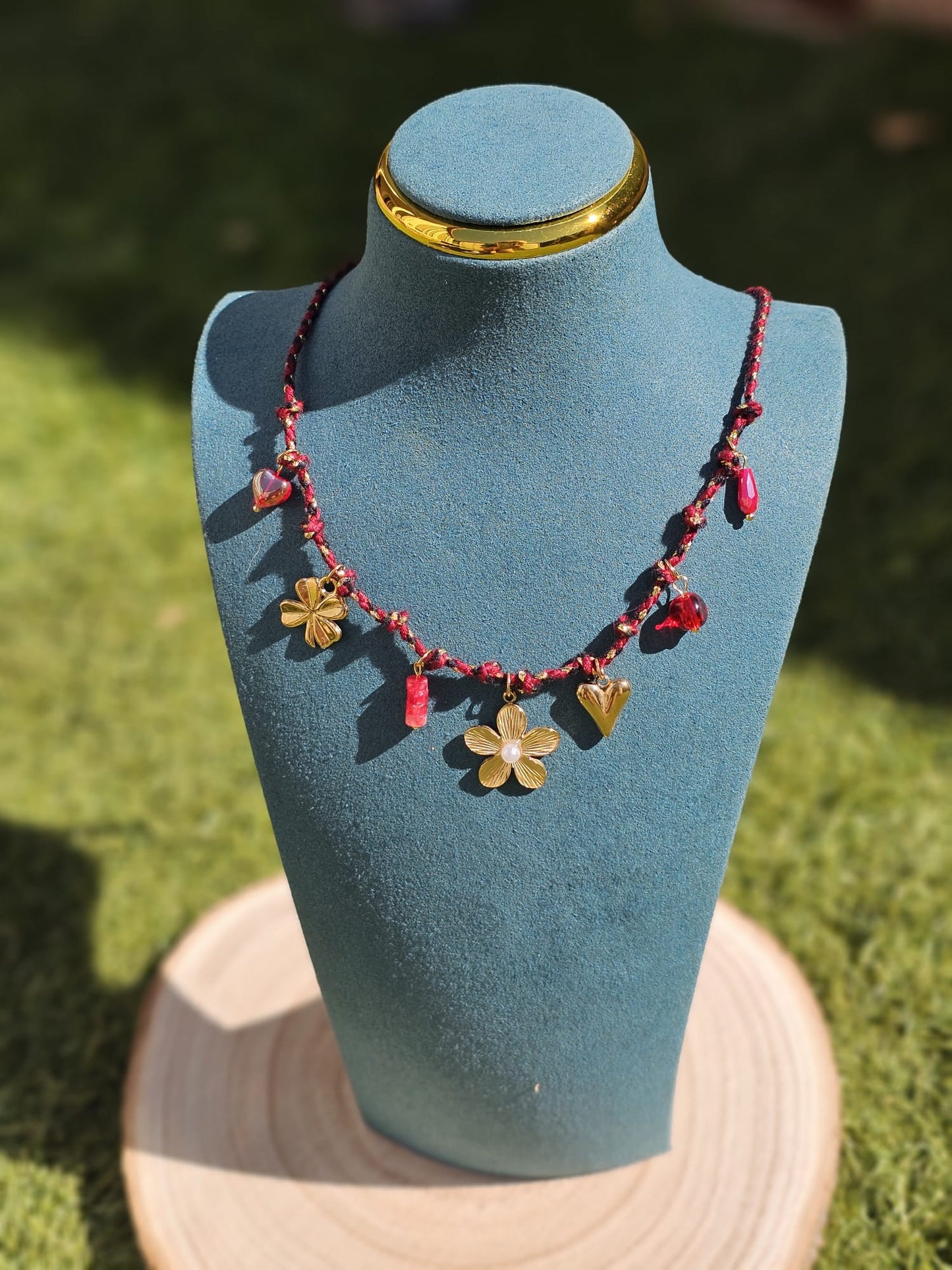 Collar Burgundi