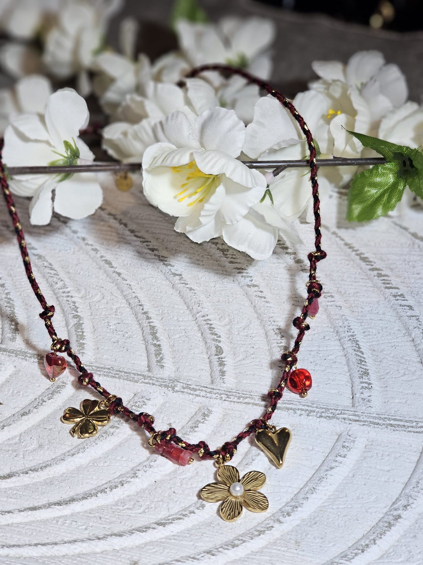 Collar Burgundi