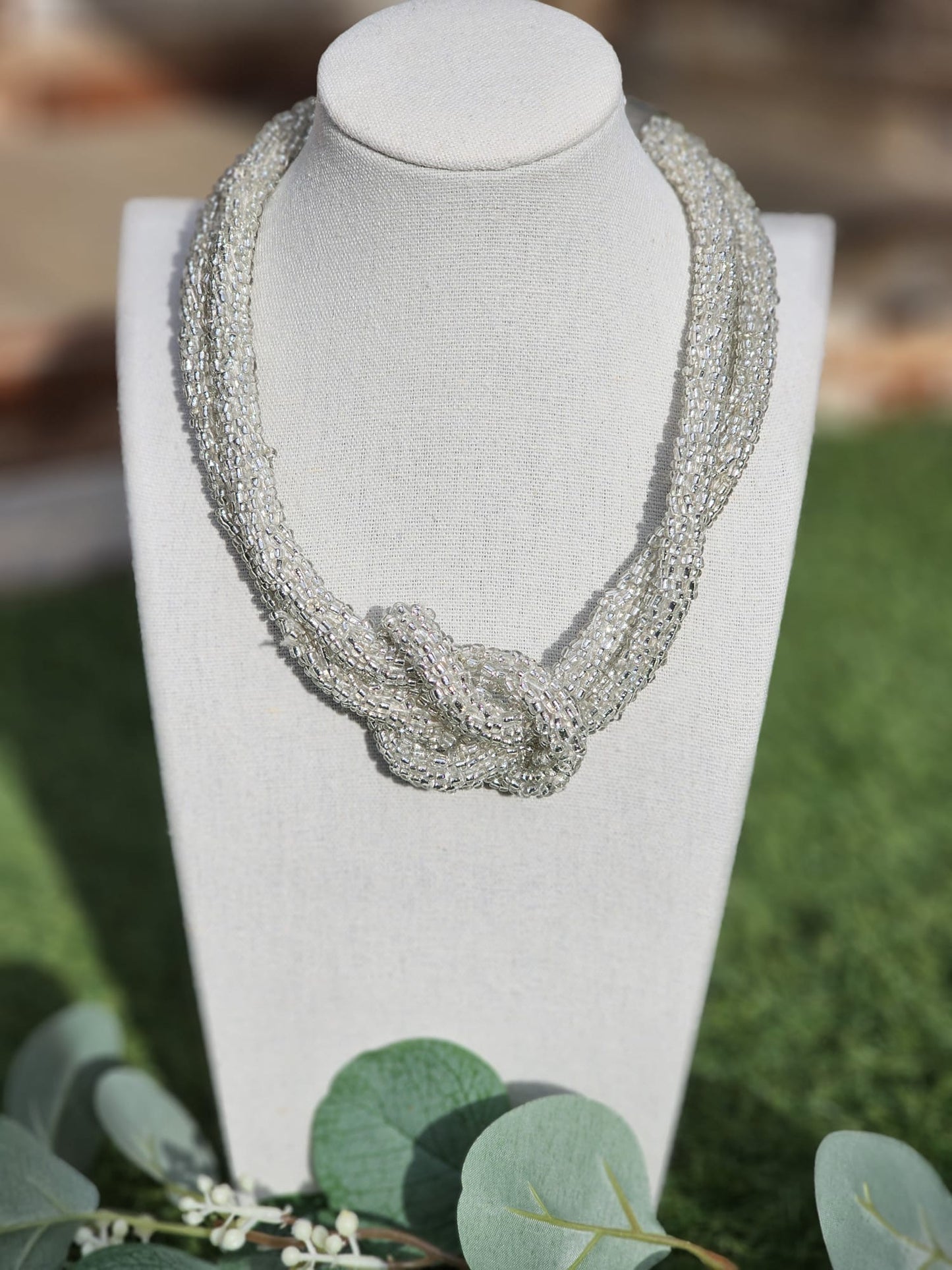 Collar Nudo Plateado