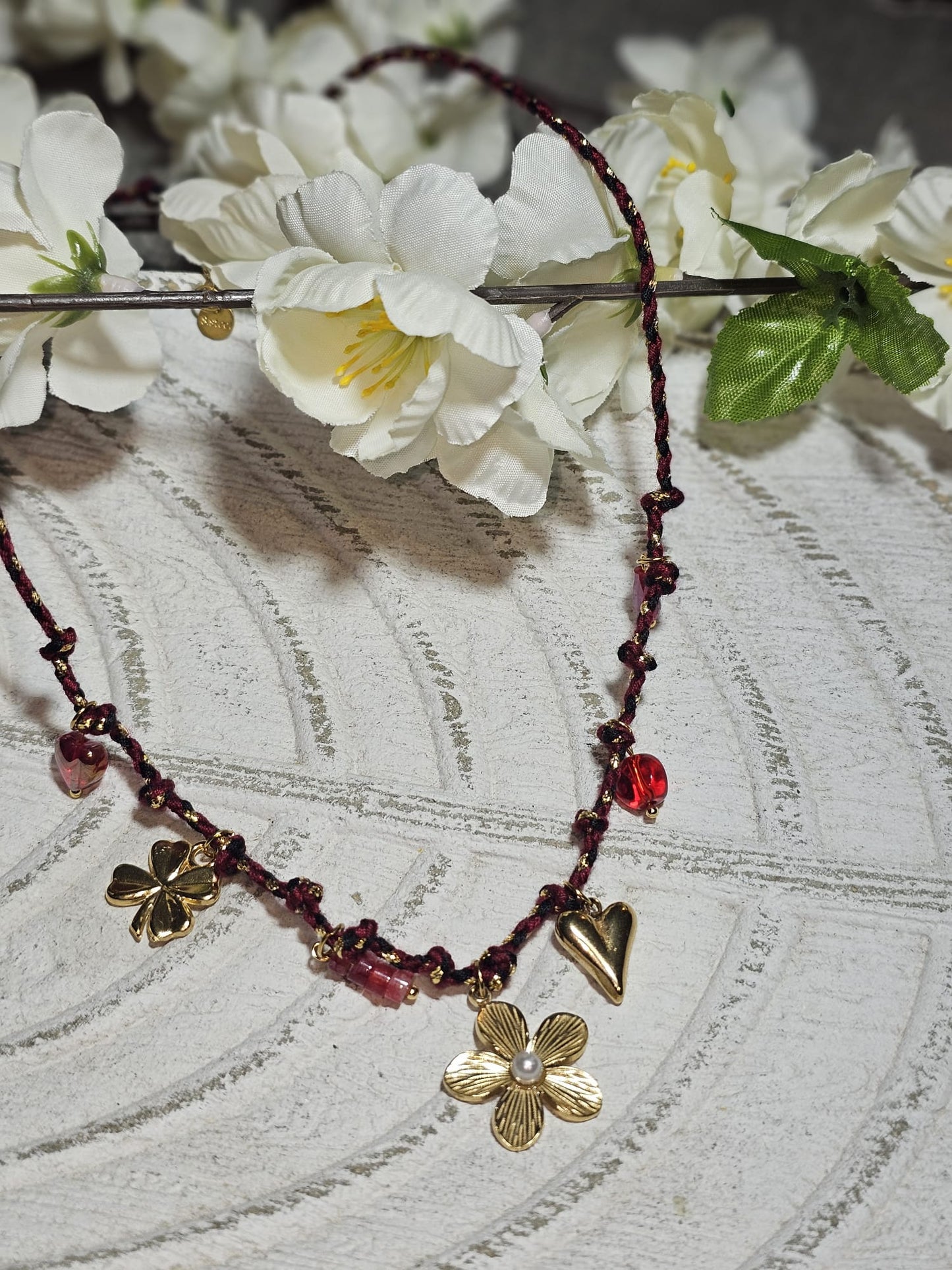 Collar Burgundi