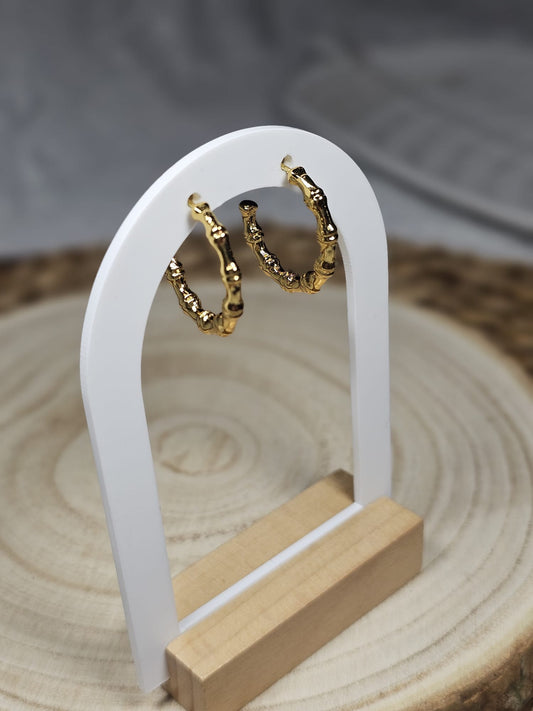 Pendientes Aro Bambu