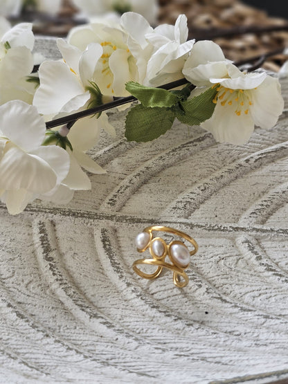 Anillo Perlas