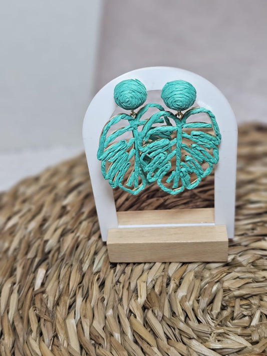 Pendientes Monstera